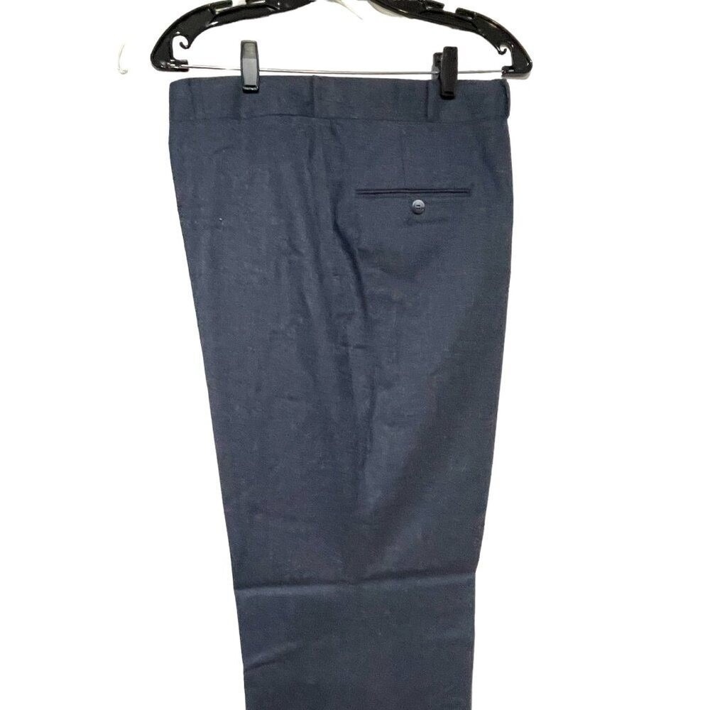 Titus Mac Duff‎ Men's Dress Pants 100% Wool Straight Leg Gray Size 36